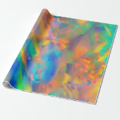 Trendy Unique Imitats holografische Opal Geschenkpapier (Ungerollt)
