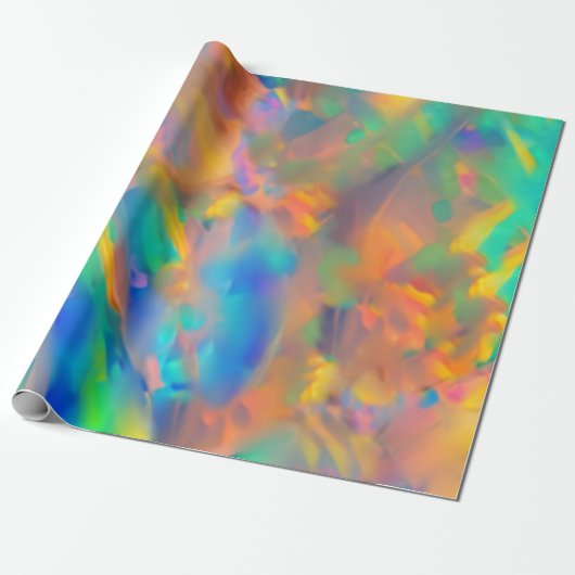 Trendy Unique Imitats holografische Opal Geschenkpapier (Ungerollt)