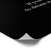 Trendy Unique Motivierend Leadership Lion Poster (Ecke)