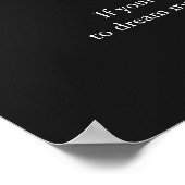 Trendy Unique Motivierend Leadership Lion Poster (Ecke)