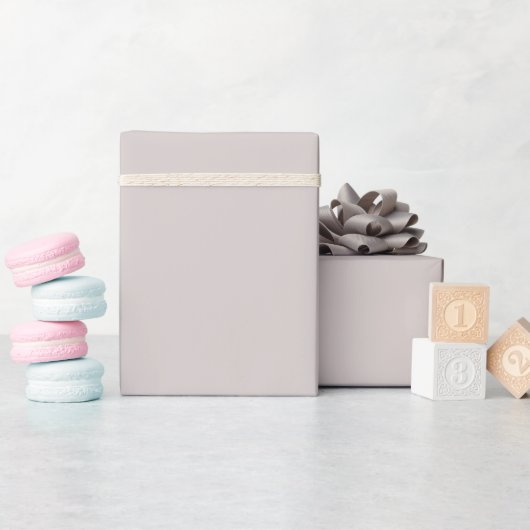 Trendy Unit - Calm Gray Wrapping Paper Roll Geschenkpapier (Babyparty)