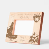 Trendy Unsere ersten Weihnachten als Mr. & Mrs. Geätzte Rahmen (Links)