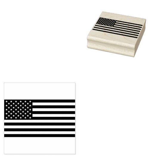 Trendy USA Flag Gummistempel (Stempel)