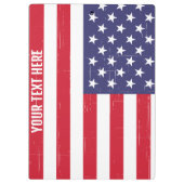 Trendy USA Flag Klemmbrett (Rückseite)