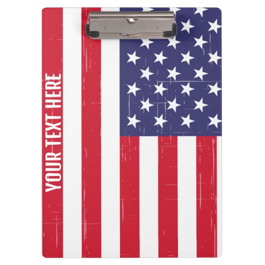 Trendy USA Flag Klemmbrett (Vorderseite)