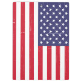 Trendy USA Flag Klemmbrett (Rückseite)