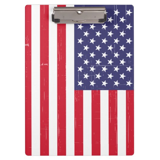 Trendy USA Flag Klemmbrett (Vorderseite)