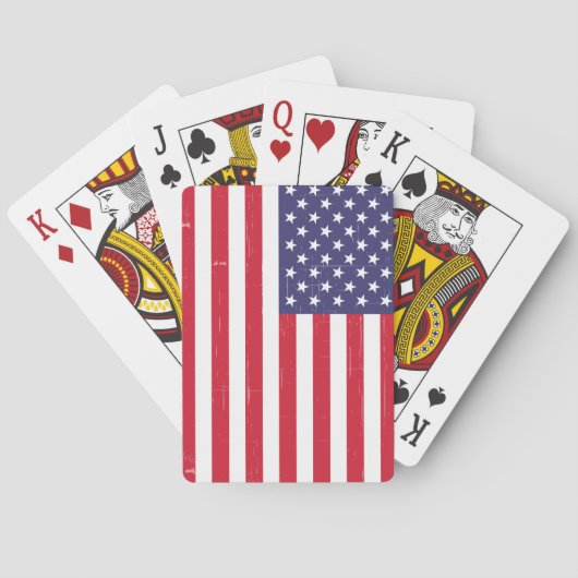 Trendy USA Flag Spielkarten (Rückseite)