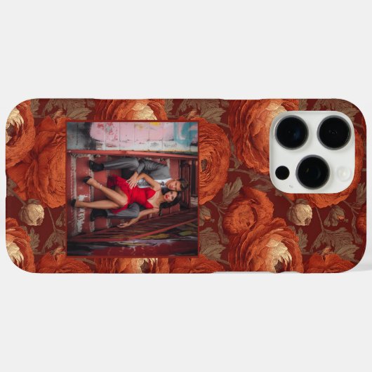 Trendy Valentine Gift Ranunculus Custom  Case-Mate iPhone Hülle (Rückseite (Horizontal))