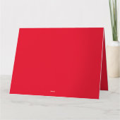 Trendy Valentins I LIEBE YOU minimalistische Custo Karte (Rückseite)