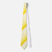 Trendy Vanilla Yellow White Krawatte (Vorderseite)