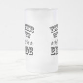 Trendy Vater der Braut Mattierte Bier-Tasse Mattglas Bierglas (Mittel)