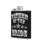 Trendy Vater der Brautflasche Flachmann (Links)