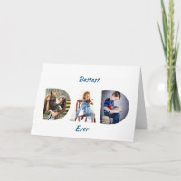 Trendy VATER Transparent Bester Vater seit 3 Fotos
