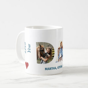 Trendy VATER Transparente Liebe Sie Vater 3 Fotos Kaffeetasse