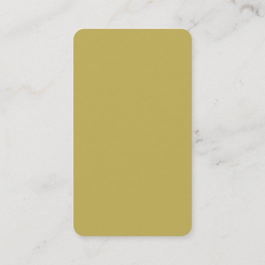 Trendy Vegas Gold Runded Corner Business Card Visitenkarte (Rückseite)