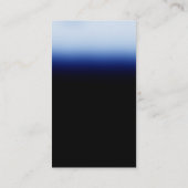 Trendy Vertical Blue Red Strip Business Card Visitenkarte (Rückseite)