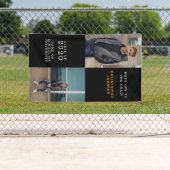 Trendy Vertical Foto Collage Abschluss Banner (Insitu)