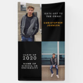 Trendy Vertical Foto Collage Abschluss Banner (Vertikal)