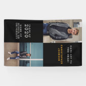 Trendy Vertical Foto Collage Abschluss Banner (Horizontal)