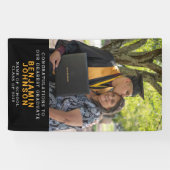 Trendy Vertical Graduate Foto Abschluss Banner (Horizontal)