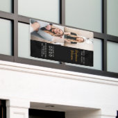 Trendy Vertical Graduate Foto Celebration Banner (Äußeres Gebäude)