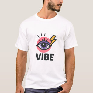 Trendy Vibe Ästhetik - Auge mit Blitzschlag T-Shirt