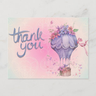 Trendy Vielen Dank Postcard Postkarte