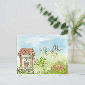 Trendy Vielen Dank Postkarte (Stehend Vorderseite)