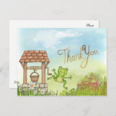 Trendy Vielen Dank Postkarte (Vorne/Hinten)