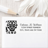 Trendy Viktorianisch Black Lace Damask (Insitu)