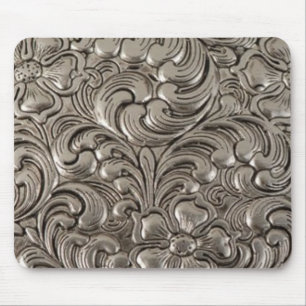trendy viktorianisches steampunk metallisches mousepad