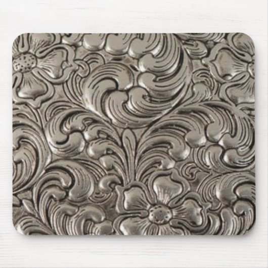 trendy viktorianisches steampunk metallisches mousepad (Vorne)