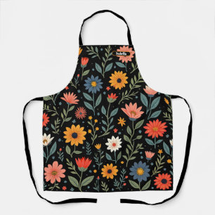 Trendy Vintag Beautiful Floral Collection Schürze