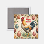 Trendy Vintag Holiday Easter Collection Magnet (Vorderseite/Rückseite)