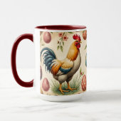 Trendy Vintag Holiday Easter Collection Tasse (Links)