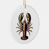 Trendy Vintag Lobster Keramik Ornament (Rechts)