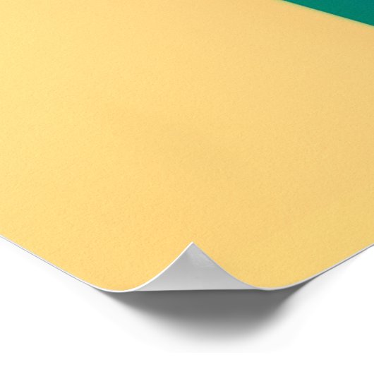 Trendy Vintag Retro Style Poster (Ecke)