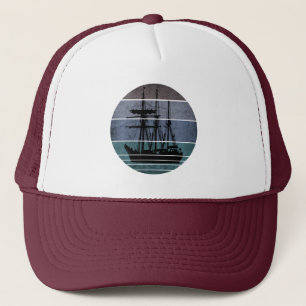 TRENDY VINTAGE SCHIFF FISCHER FISCHERBOOT TRUCKERKAPPE