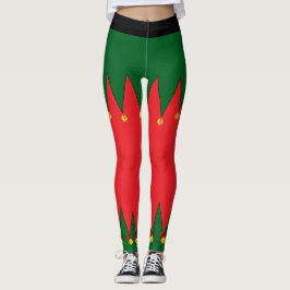 Trendy Vintage Weihnachtsfeiertag Elf Red Green Leggings
