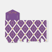 Trendy Violet Lila Dynamic Gemustert Geschenkschachtel (Ungefaltet)