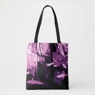 Trendy Violet Lila Pink Camouflage Abstraktes Must Tasche