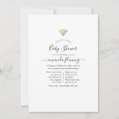 Trendy Virtual Shower Einladung (Vorderseite)