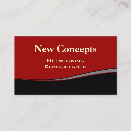 Trendy Visitenkarte (Vorderseite)