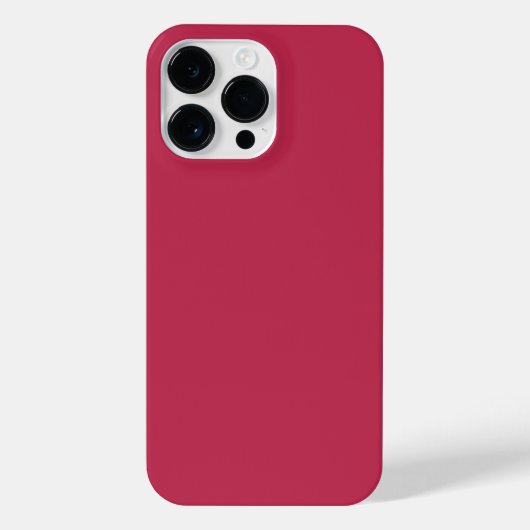 Trendy viva magenta solide Farbe Case-Mate iPhone Hülle (Rückseite)