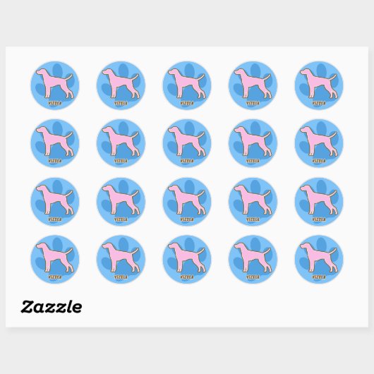Trendy Vizsla Stickers (Blatt)