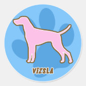 Trendy Vizsla Stickers (Vorderseite)