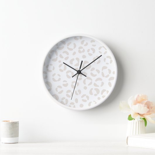 Trendy Wall Clock Leopard Uhr (Zuhause)