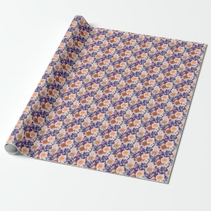 Trendy Watercolor Blume Geschenkpapier