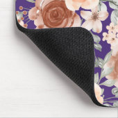 Trendy Watercolor Blume Mousepad (Ecke)